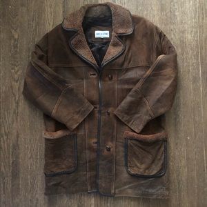 Holt Renfrew leather jacket women sz 10